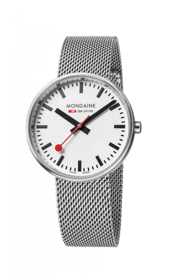 mondaine silverklocka